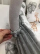 Кокон гнездышко для новорожденных Carus Textile мишки 70*35 серый - изображение 5