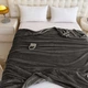 Покривало велюрове однотонне Comfort (графітове) 200х150 см - изображение 2