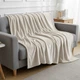 Покривало велюрове однотонне Comfort (кремове) 200х150 см - изображение 1