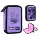 Школьный пенал книга с клапанами Yes двойной Shiny Bunny HP-01 533708 для девочек для первоклассницы и младшей школы - изображение 2