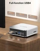 Міні-ПК GEEKOM A7 Ryzen 9 7940HS / RAM 32 / SSD 2TB / AMD Radeon 780M / 2 x HDMI / LAN / Wi-Fi 6 / Bluetooth 5.2 / Windows 11 / Сірий (102104173) - зображення 3