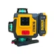 Лазерный уровень DeWalt DCLE34031N 4D 16 линий 360° со штативом профессиональный самовыравнивающийся аккумуляторный нивелир 3.7V/5Ah для строительных и отделочных работ - изображение 3