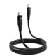 Кабель Proove Soft Silicone Type-C to Type-C 60W 3A 2m Black - зображення 1
