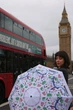 Зонт женский механический компактный облегченный FULTON L354-042328 Minilite-2 London Map белая - изображение 5