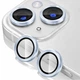 Защитное стекло на камеру iPhone 15 / iPhone 15 Plus глянцевый голубой (ЕС-2267I15D4) - изображение 1