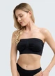 Жіночий безшовний топ з мікрофібри Giulia BANDO L/XL Black, топ бандо, без бретелей - зображення 8