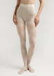 Жіночі фантазійні колготки з геометричним візерунком Giulia TWIST 40 (2) 4 White-crema - изображение 1