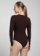 Жіноче бавовняне боді Giulia Body line 3307/010 S/M Brown-coffee - зображення 3