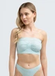 Жіночий безшовний топ з мікрофібри Giulia BANDO L/XL Green-mint, топ бандо, без бретелей - зображення 6