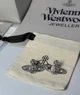 Vivienne Westwood сережки жіночі білого кольору на подарунок у брендовій коробці - изображение 5