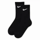 Шкарпетки Nike високі спортивні розмір 41-44 чорні з білим логотипом довгі шкарпетки з резинкою для тренувань, спортзалу, школи - зображення 6