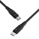 Кабель Proove Soft Silicone Type-C to Type-C 60W (1m) black - зображення 2