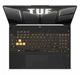 Ноутбук ASUS TUF Gaming F16 (FX607VUI5165W), Intel Core 5 210H / 16" / 144 Гц / RAM 16 ГБ DDR5 / SSD 512 ГБ / RTX 4050 / Windows 11 Home / Сірий - изображение 3