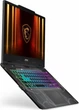 Ноутбук MSI Cyborg 15 AI (B2RWFKG-039XPL), Intel Core 5 210H / 15.6" / 144 Гц / RAM 16 ГБ DDR5 / SSD 512 ГБ / Intel Graphics + RTX 5060 / Без ОС / Чорний - изображение 5