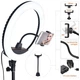 Кільцева LED-лампа світлодіодна Ring Light ZB-R14 з тримачем для телефона селфі кільце блогера 35 см 36 Вт + штатив 2 м - зображення 3