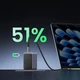 Мережевий зарядний пристрій UGREEN X553 Nexode S USB-A+2xUSB-C 65W GaN Tech Fast Charger Space Gray (35042) - изображение 4