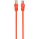 Патч-корд FTP Cablexpert (PP22-0.5M/O) cat.5Е, литой, 50u штекер с защелкой, 0.5м, оранжевый - изображение 1