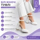 Відкриті жіночі туфлі на каблуку та платформі Meideli 35р(23см) білі еко-шкіра (23781-35) - зображення 1