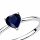 Кольцо серебряное Сердце с фианитом Silver Style 17.5 р. (11685.66 sku:2300104411022) - изображение 3
