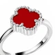 Кольцо серебряное Клевер с керамикой Silver Style 16 р. (111334.80 sku:2300103308309) - изображение 2