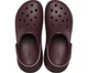 Сабо крокси шльопанці жіночі Crocs Classic Crush Clog розмір EUR 36-37, US M4 W6,23 см Dark Cherry Вишневий - изображение 4
