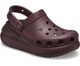 Сабо крокси шльопанці жіночі Crocs Classic Crush Clog розмір EUR 36-37, US M4 W6,23 см Dark Cherry Вишневий - изображение 6