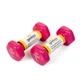 Гантели для фитнеса с виниловым покрытием Gemini Sport GSD-1.0PINK 2 шт, по 1 кг, розовые - изображение 2