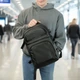 Рюкзак Wozinsky WPW-20L с карманом для ноутбука дорожный 40x20x25 см для багажной полки - черный (5907769385261) - изображение 8