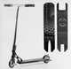 Трюковый самокат Best Scooter Portal PL-81855 с HIC-компрессией, пегами, алюминиевой декой, PU колесами 120 мм, профессиональный stunt самокат для детей и подростков - изображение 1