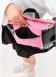 Большая женская поясная сумка бананка из натуральной лакированной кожи SAMBAG Черно-розовая (5631038721) - изображение 4