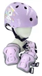 Комплект дитячий шолом та захист Yongkang GB24429-2009 S (5-9 р) фіолетовий єдиноріг (G0001135) - изображение 1