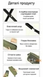 Стілець табуретка розкладна туристична 31х29х25 см з сумкою для перенесення - зображення 5