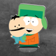 Акриловая коллекционная фигурка Южный Парк South Park Кайл Брофловски и Айк 15 см - изображение 1