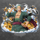 Акриловая коллекционная фигурка Аниме: One Piece Ван Пис Ророноа Зоро (2) 15 см - изображение 2