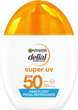 Флюїд для обличчя Garnier Delial Super UV Aqua Invisible SPF 50 40 мл (3600542658041) - зображення 1