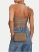 Сумка кросс-боди через плечо женская Guess Noelle Ii Crossbody Camera HWBG96-72140-LGW Latte Logo/Brown (190231964438) - изображение 2