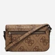 Сумка кросс-боди через плечо женская Guess Janie Logo Cnvrtbl Xbody Flap HWOS99-24210-LTL Latte Logo (198659053611) - изображение 3