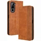 Чехол-книжка Deexe Retro Style для Infinix Hot 70 - Brown - изображение 1