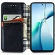 Чехол Deexe Rhombus Wallet для Xiaomi 17T - Black - изображение 3