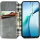 Чехол Deexe Rhombus Wallet для Xiaomi 17T - Grey - изображение 3