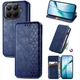 Чехол Deexe Rhombus Wallet для Xiaomi 17T - Blue - изображение 1