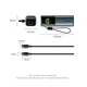 Батарея универсальная Vention 20000 mAh 165W Gray TFT Display Type (FKFH0) (22832) - изображение 3