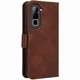 Чехол-книжка с карманами Deexe Wallet Stand для Infinix Hot 70 - Brown - изображение 7