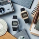 Мужские часы Casio F-91WM-7ACF — цифровые ретро, серебристый корпус, подсветка, будильник - изображение 4