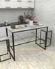 Барный стол в стиле лофт EcoLoft Вертон DSP-1469-10 Бетон Миллениум - изображение 1