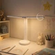 Лампа для чтения аккумуляторная настольная LED с сенсорным управлением, беспроводной светильник для работы, учебы и офиса с 3 режимами освещения и плавной регулировкой яркости Белая, MNW-002-White - изображение 1