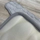 Коврик в туалет Stone Memory form 60х50см с вырезом стильный, антискользящий, водопоглощающий Св.серый - изображение 3