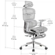 Офисное массажное кресло Mealux M6 Massage Grey, HF-M6 M/G - изображение 2