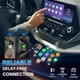 Беспроводной адаптер NEOVSUNY U2C-AIR 2.0, 2-в-1 для Apple CarPlay и Android Auto, быстрое подключение, широкая совместимость, беспроводной CarPlay адаптер, беспроводной Android Auto адаптер - изображение 2