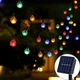 Вулична гірлянда на сонячній батареї з датчиком день/ніч 12 м 100 LED Різнобарвний (0923) - изображение 1